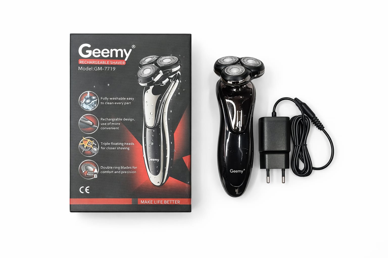 Professioneller Elektro-Haarschneider mit Zubehörset